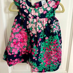 Carter’s 6m navy floral infant dress